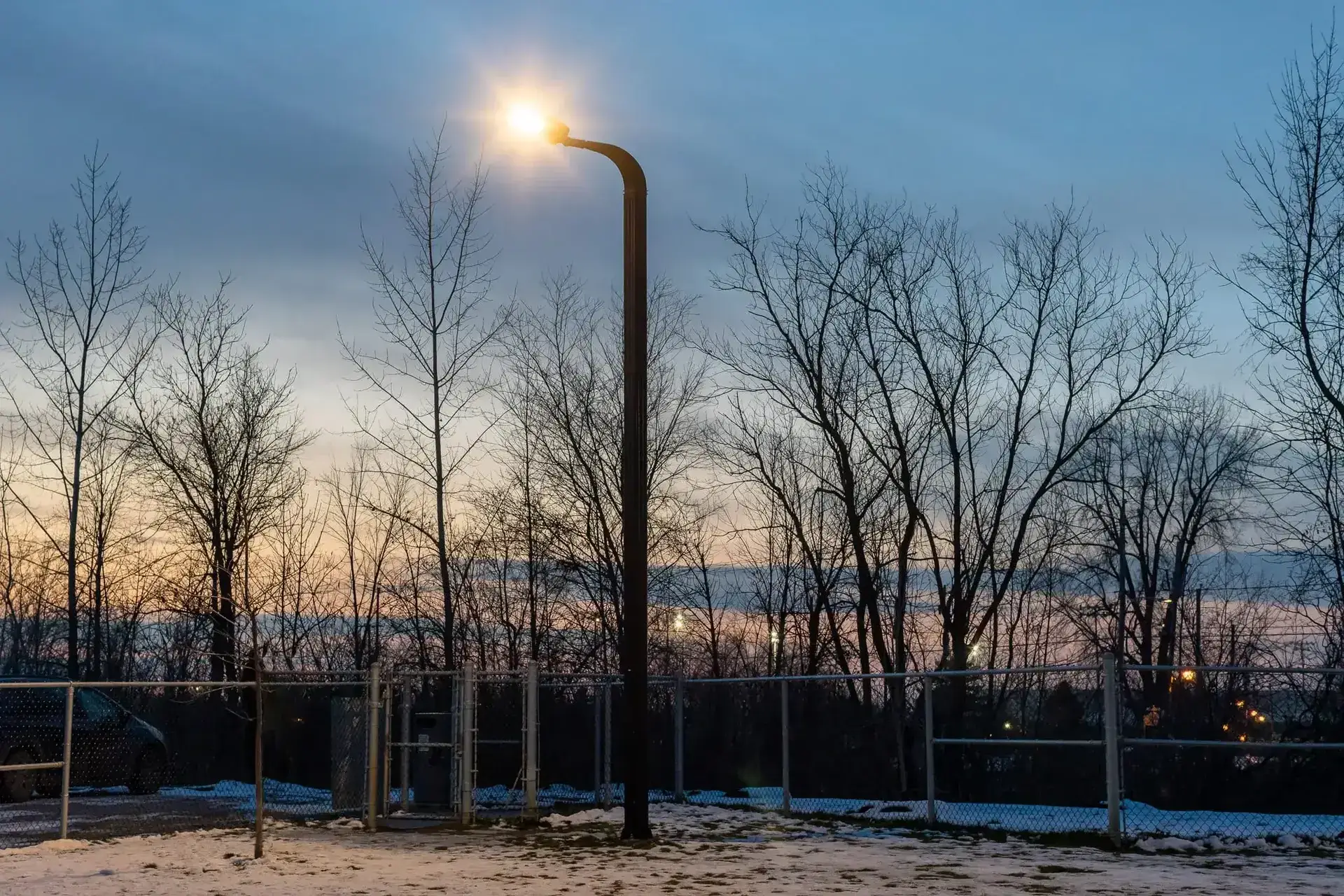 Commercial Solar Lamp Installation