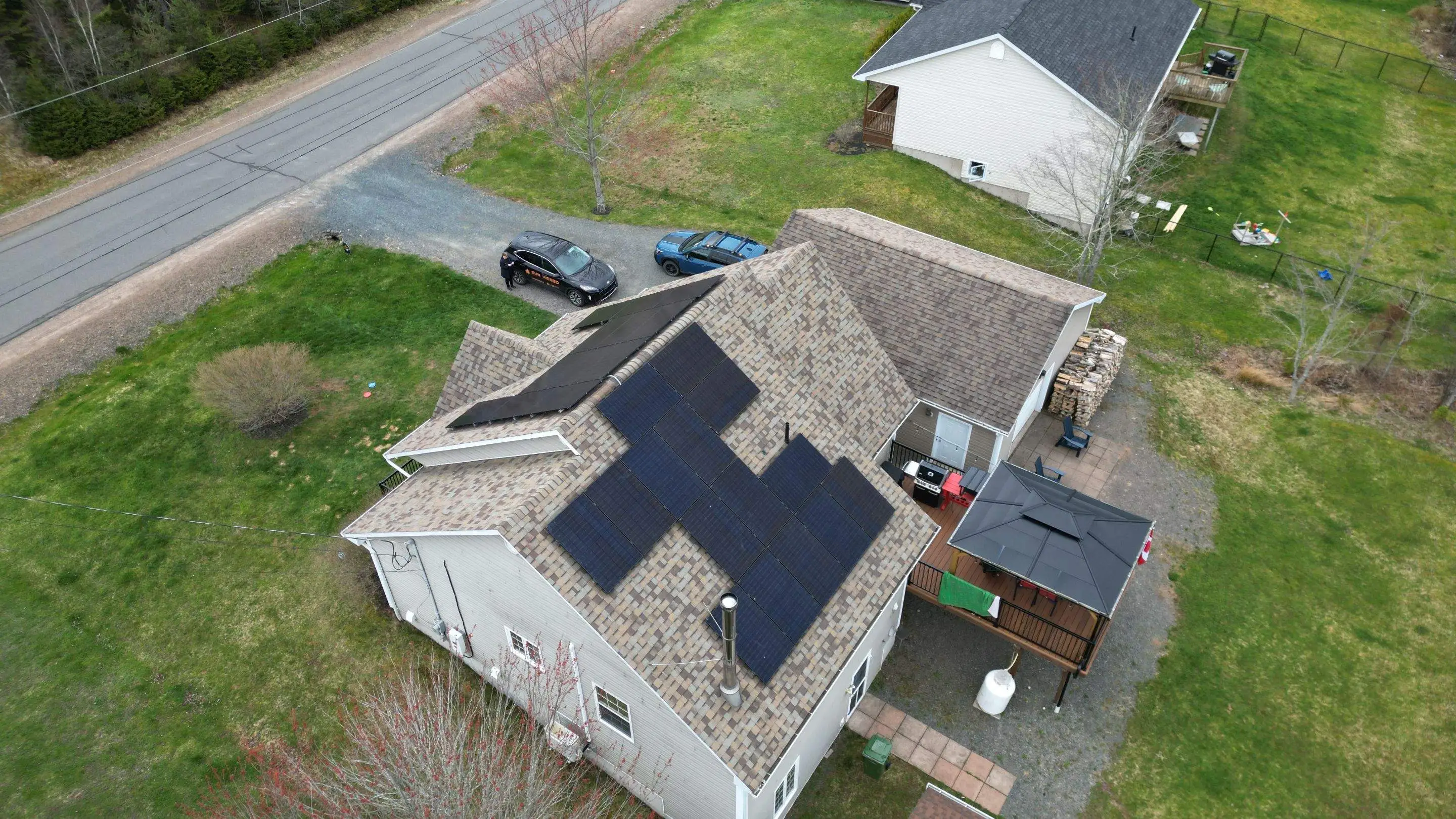 12.15kW solar installation in Valley, NS